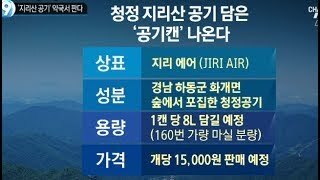 ‘지리산 공기’ 약국서 판다 /하동군, 'JIRI AIR(지리에어)' 제품 출시 예정